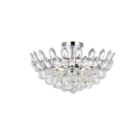 Lighting Business 18 in. Emilia Flush Mount in Chrome LI2960260